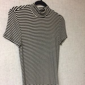 GAP Striped Turtleneck